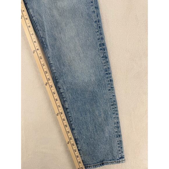 Abercrombie Fitch 90's Straight Jeans High Rise Denim 30 30x30 Vintage Stretch - Picture 10 of 11